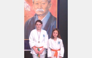 Trophée Régional Benjamines  2014/2015
Subias jade 4ème en - de 63 kg et Boury Léana en - de 28 kg