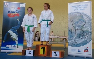 Jade Subias 2ème en - de 63 kg Hasparren 2014/2015