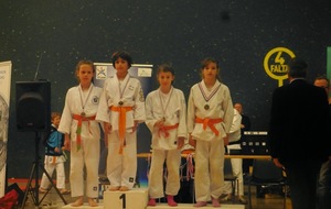 Podium Boury Léanna 2ème Orthez 2014/2015