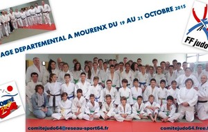 Stage  Départemental Judo/Ju Jitsu Octobre 2015
à Mourenx