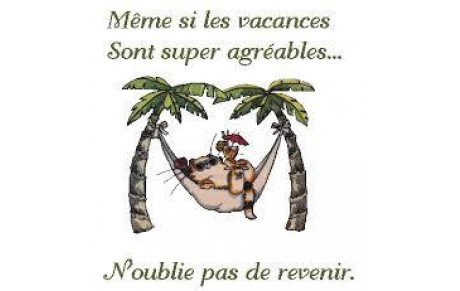 Bonnes Vacances à tous