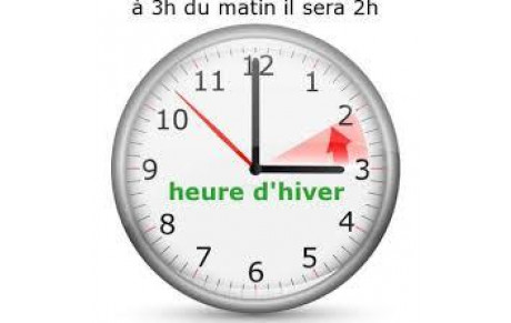Changement d'heure