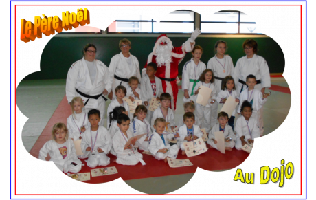 Le Père Noël en visite au DOJO
